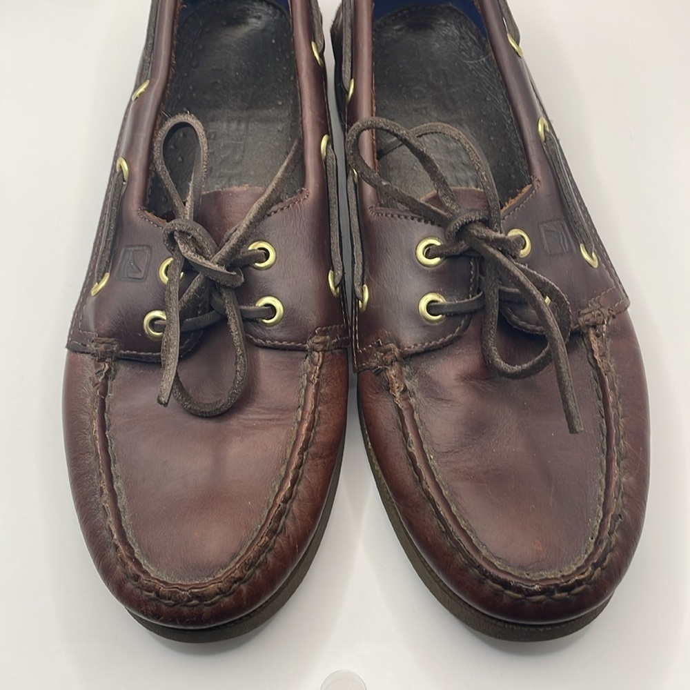 Sperry Classic Docker Side Slip On Loafers - Brown - 7